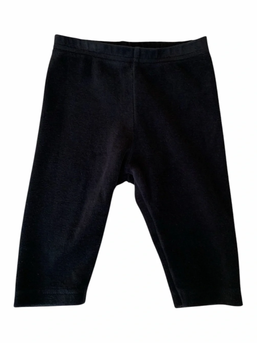 Vintage Baby GAP Pants Girls Size 3-6M Black Velour Pull Up Comfort Casual